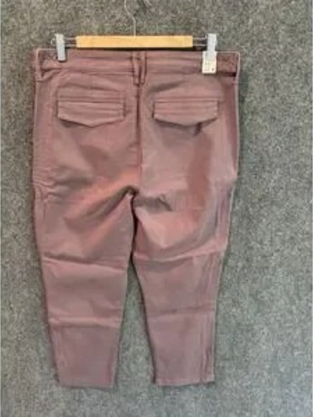 Men's Burgundy Slim Fit Chino - Picture 5 of 7